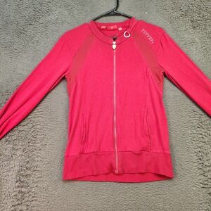 Puma Ferrari Full‎ Zip Jacket Womens XS Red Scuderia Athletic Logo Motorsport F1